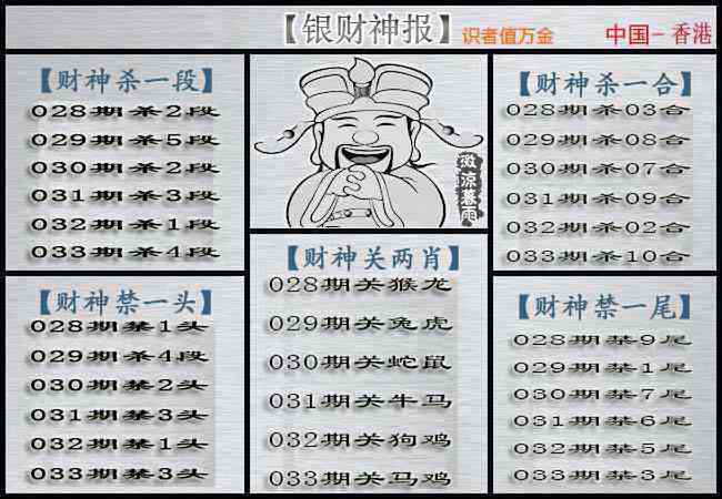 033期银财神[图]